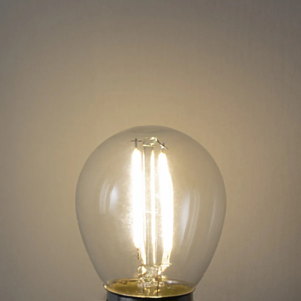 Set de 5 becuri LED E27 P45 cu senzor crepuscular 3W 250 lm 3000K