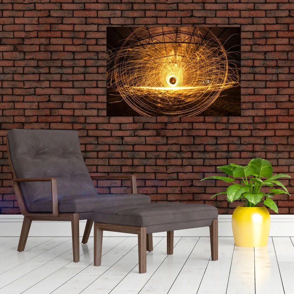 Tablou - Disc luminos (90x60 cm)