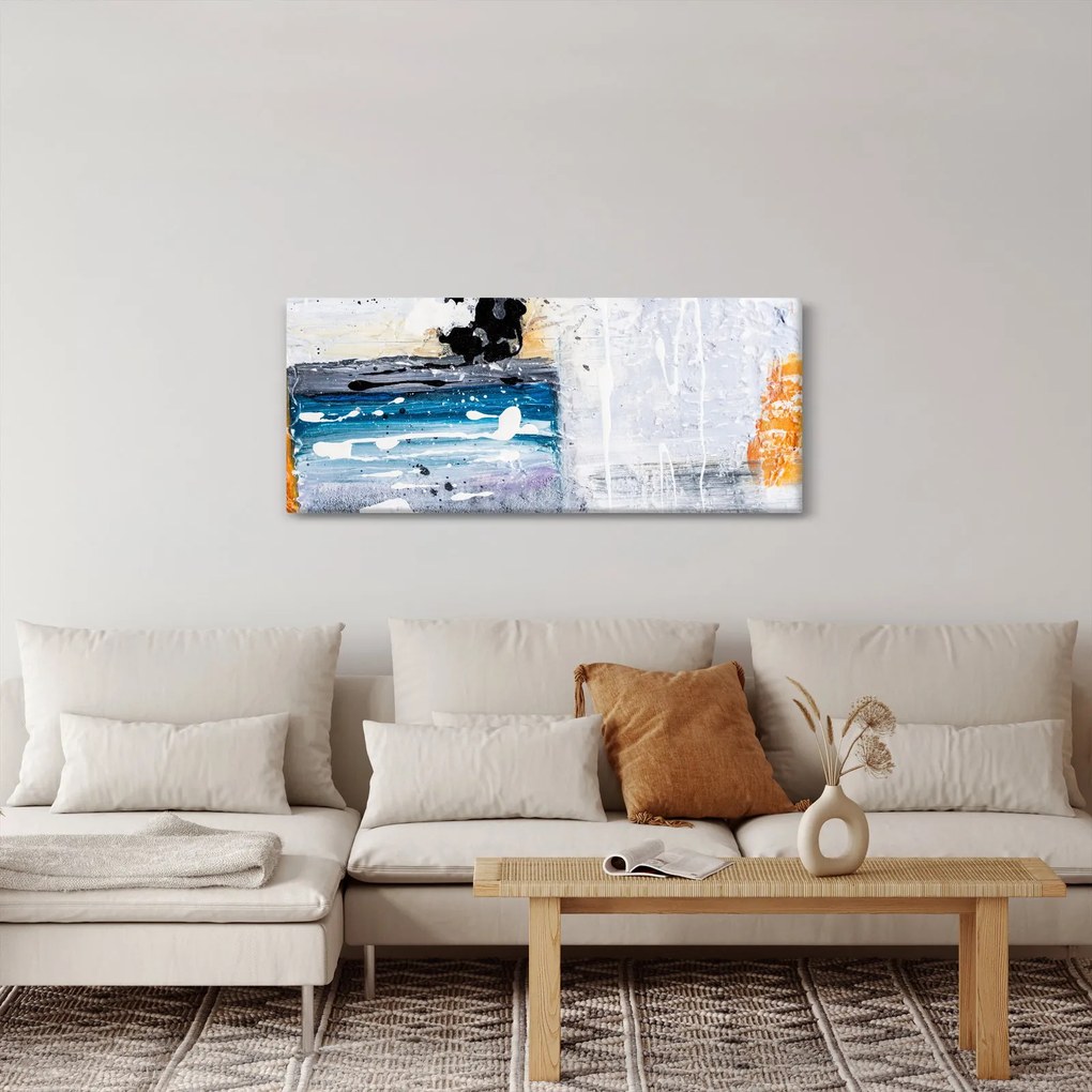 Tablou - Atingeri abstracte (120x50 cm)