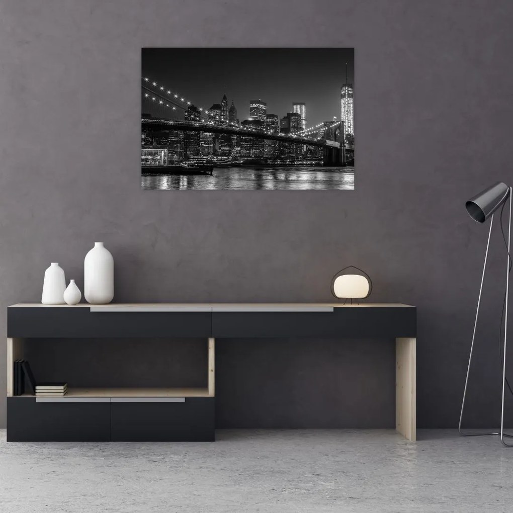 Tablou cu podul Brooklin în New York (90x60 cm)
