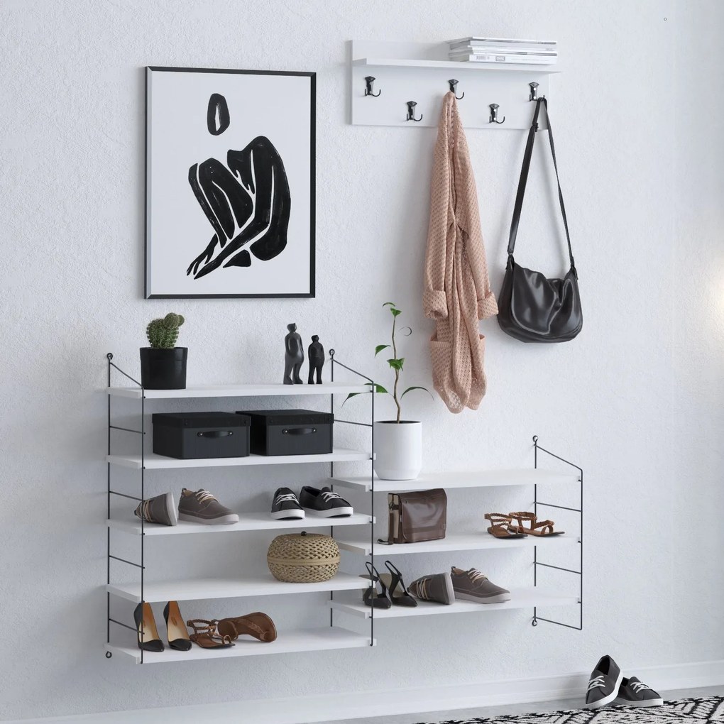 Set mobilier pentru hol Buba (Alb). 1073379