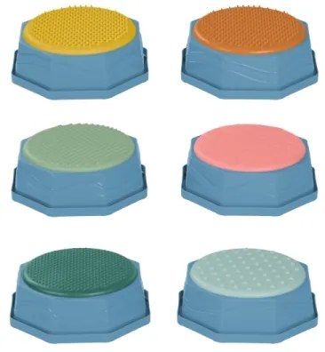 Pietre de echilibru pentru copii B-Toys BALANCE & HOP 6 buc.