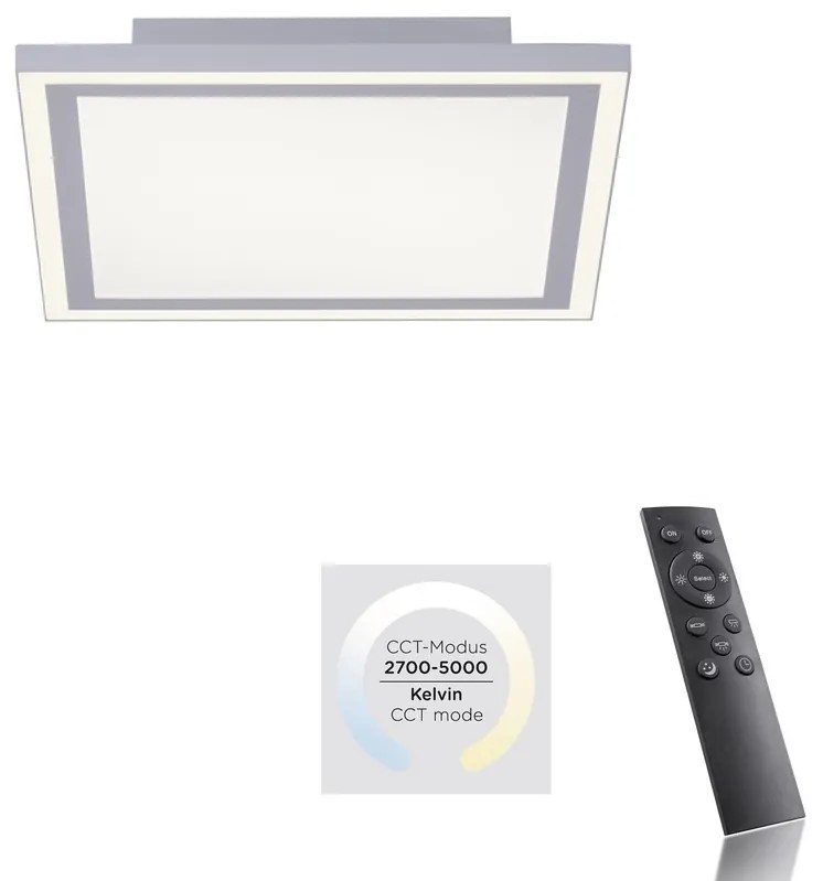 Leuchten Direkt 14850-16 - LED Lampă dimmabilă LED/17W/230V + LED/13W + Telecomandă