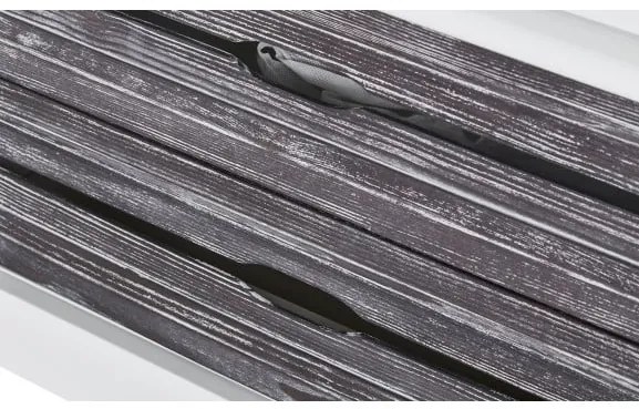 Dulap Cu 2 Usi Si 2 Sertare Cabana Alb Si Antracite, 102.8 Cm