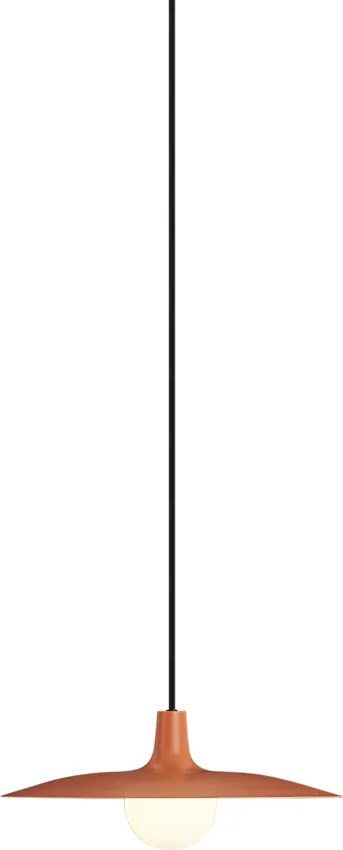 Lampă suspendată retro portocalie pentru sistem de șină monofazat - Slimline Panzi