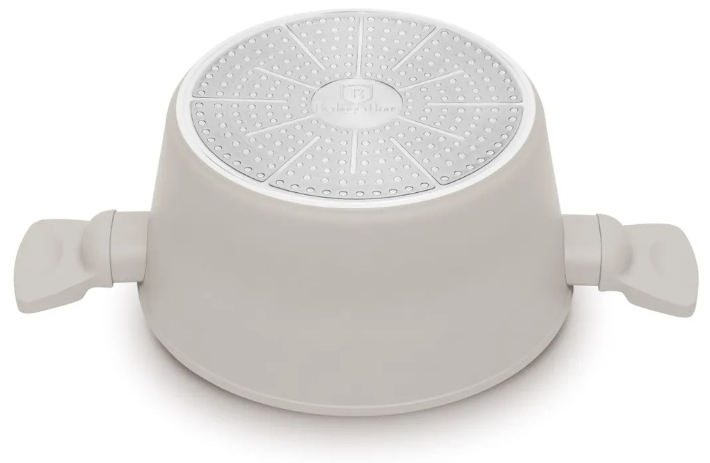BerlingerHaus Cratiță cu suprafață din titan și capac Sahara 24 cm, 24 cm