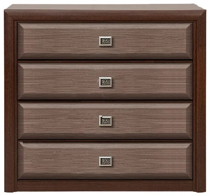 Dormitor Koln, MDF Wenge Shtroks, Dulap 4 Usi