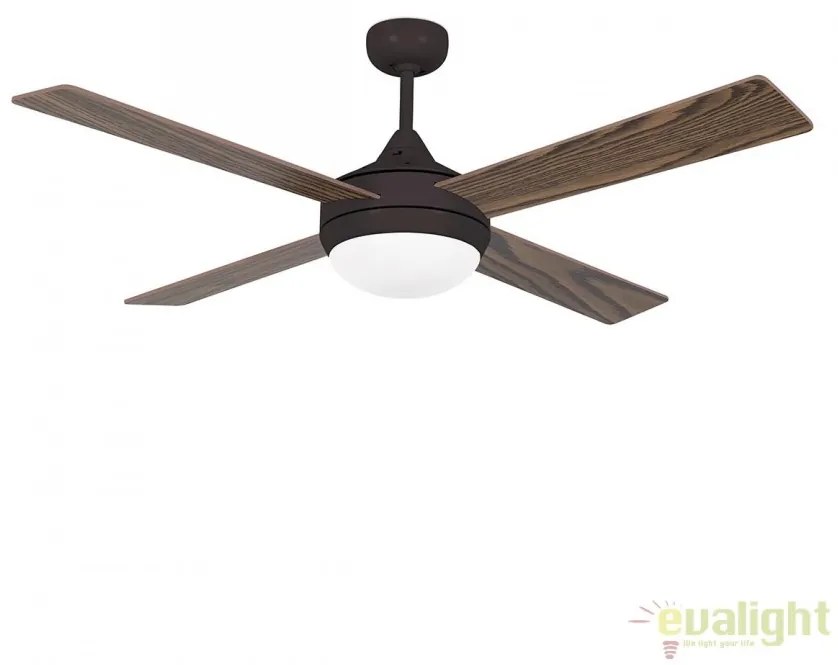 Lustra cu Ventilator si telecomanda ICARIA maro 33702