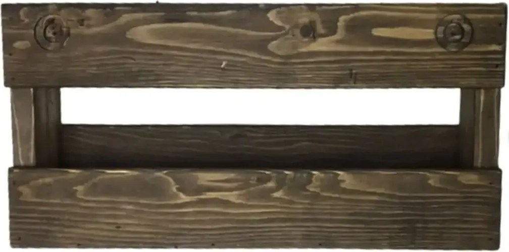 Suport vin din lemn,seria wood,Homs ,60 x 12 x 25 cm ,700053