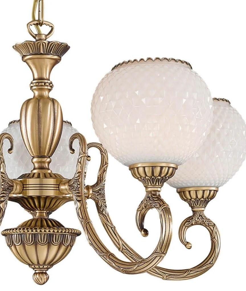 Candelabru din alama cu 5 brate design italian 8450