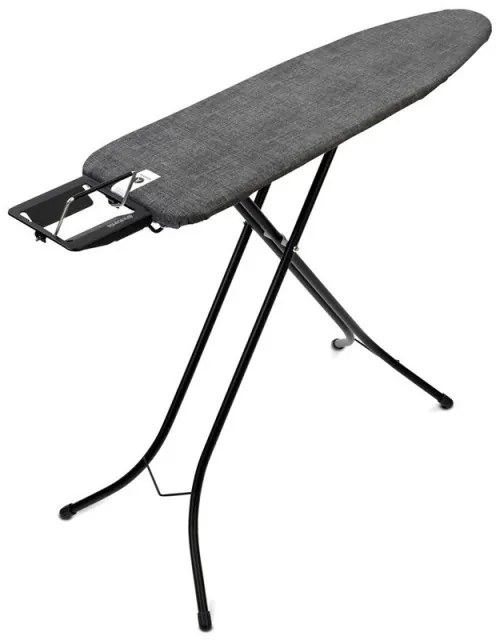 Masa de calcat Brabantia A 1003324, 110x30 cm, 7 pozitii de reglare, Suport fier de calcat, Negru