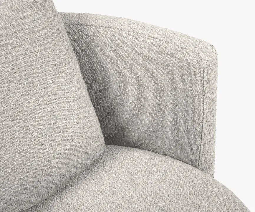 Fotoliu rotativ Bliss boucle L112 cm