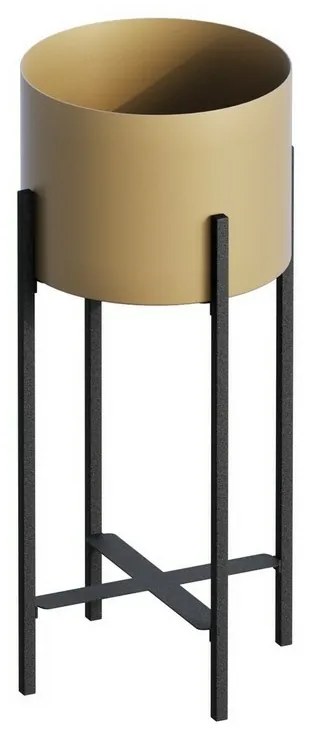 Suport metalic pentru flori GED-026-A Noir,negru/dorat