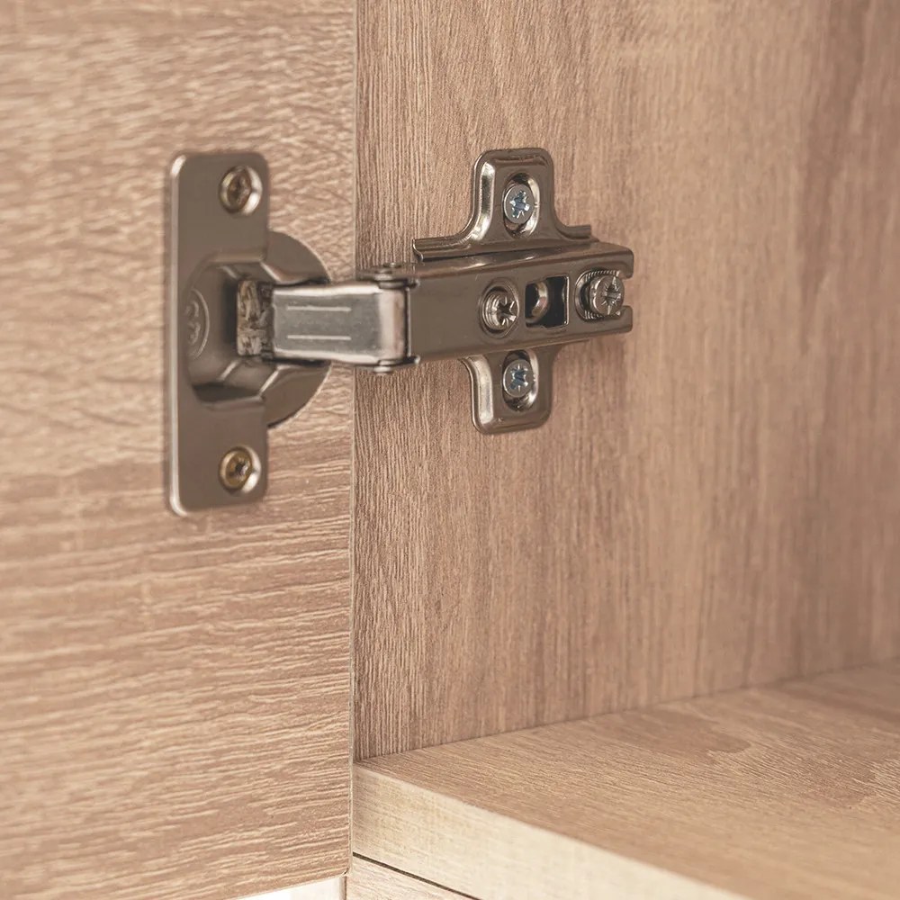 Comodă Miami cu 2 uși 80x92 cm stejar sonoma-stejar sonoma