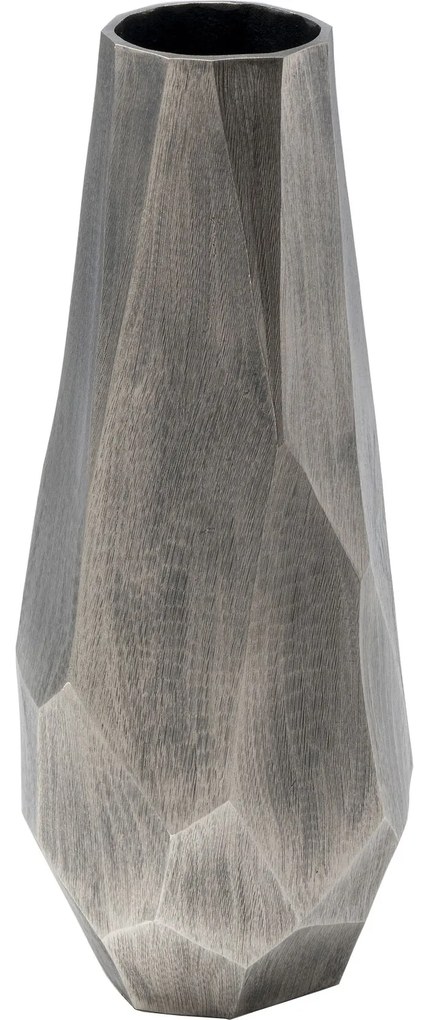 Vaza argintie din aluminiu Sacramento 22x56 cm