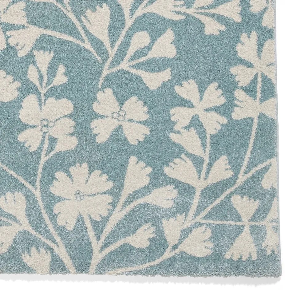 Covor albastru 160x230 cm Grace Floral – Catherine Lansfield