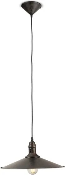 BRILAGI - Lampă suspendată pe cablu FORGE, 1xE27/60W/230V, Ø 36 cm, maro