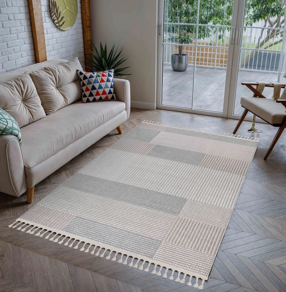 Covor Conceptum Hypnose 120/170 cm, Culoare: BejGri