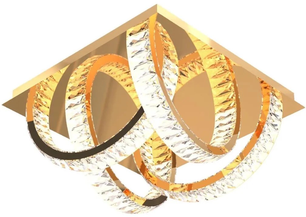 Plafonieră LED Zuma Line MX3274-4-3GT TULA LED/23,5W/230V auriu