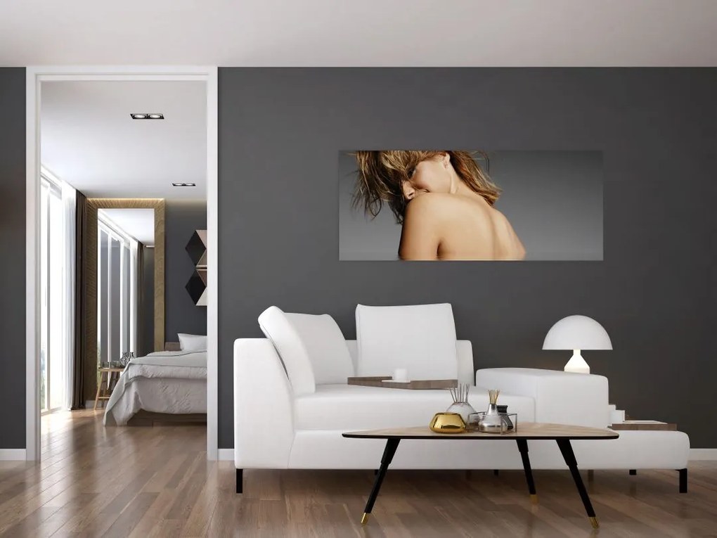 Tablou - Imaginea unei femei care face baie (120x50 cm)