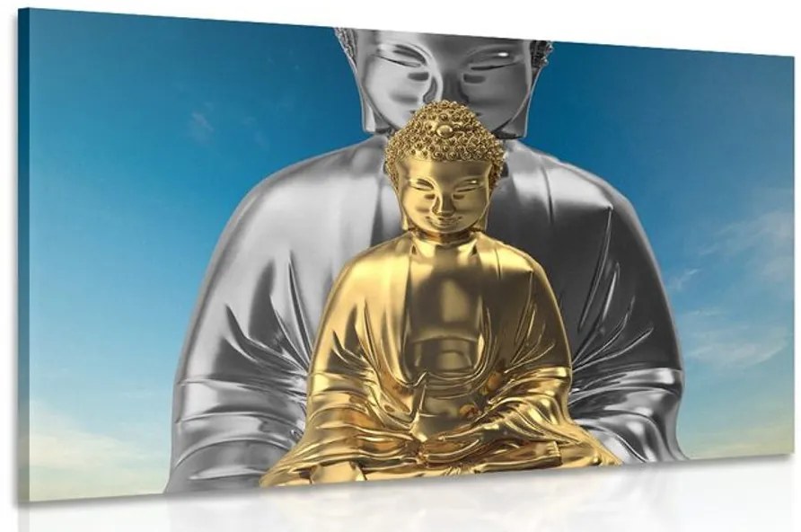 Tablou Buddha meditând