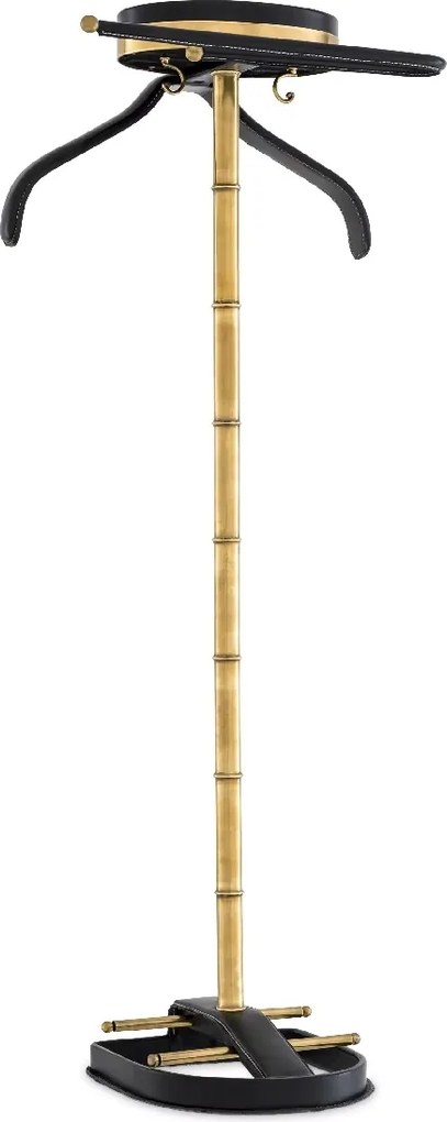 Suport haine design LUX McKinsey, alama antic/ negru