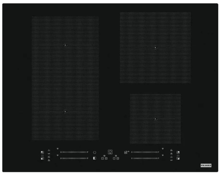 Plita incorporabila, franke, fma 654 i f bk, inductie, 4 zone de gatit, 65 cm, 18 nivele de putere, touch control, zona flexi,