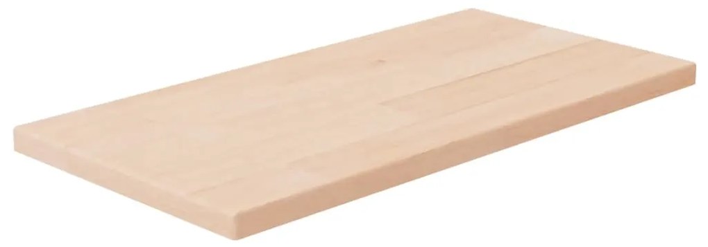 vidaXL Poliță, 40x20x1,5 cm, lemn masiv de stejar netratat