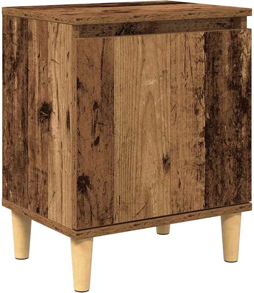 vidaXL Dulap de noapte Lemn vechi 40 x 30 x 50 cm Lemn compozit