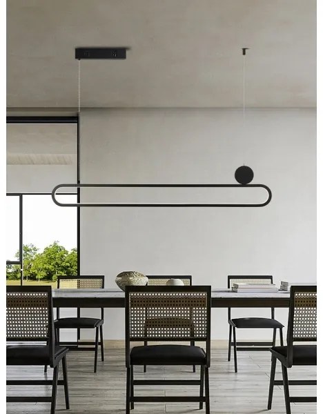 Lustră LED dimabilă pe cablu Immax NEO 07231L LITE OVALE LED/50W/230V Wi-Fi Tuya + telecomandă