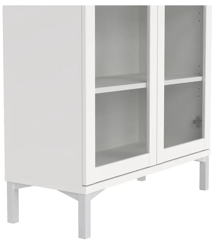 Vitrină albă 89x203 cm Roma – Tvilum