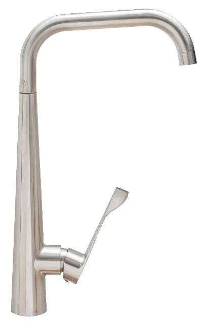 Baterie bucatarie, TRENDY S, lebada pipa inalta mobila inox satinat