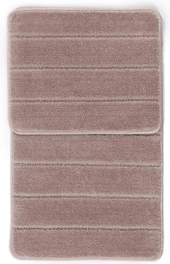 Covorașe de baie maro 2 buc. 50x80 cm Yeni Cizgli – Foutastic