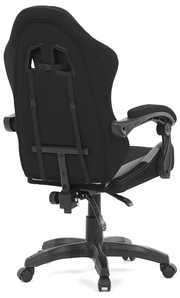 Fotoliu gaming Kvantirasa (negru + gri). 1120335