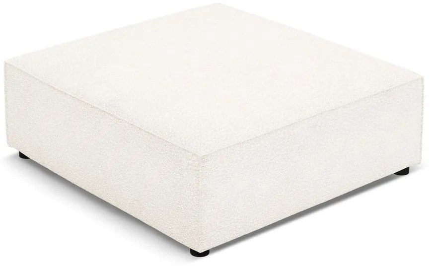 Taburet bej cu tapițerie bouclé Jodie – Micadoni Home