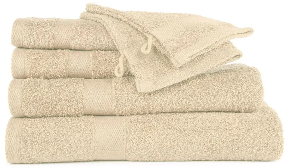 Prosop de mâini Tiseco Home Studio, 50 x 100 cm, maro fistic