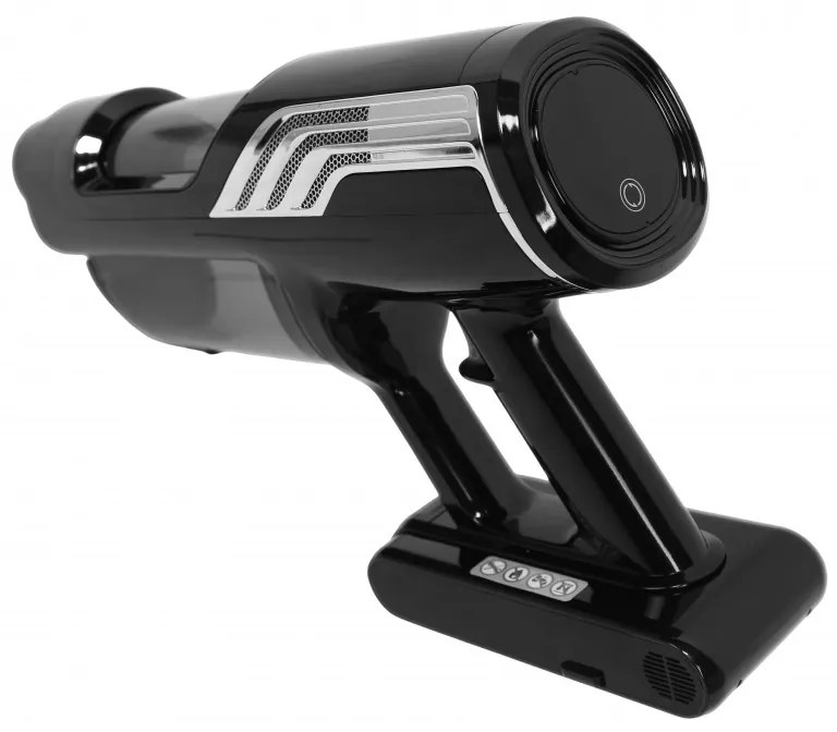 Aspirator fără fir Oliver Voltz OV51001Q, 250W, Li-ion 2500 mAh, 3 viteze, 0.6 l, 25 kPa, Ecran tactil, Negru