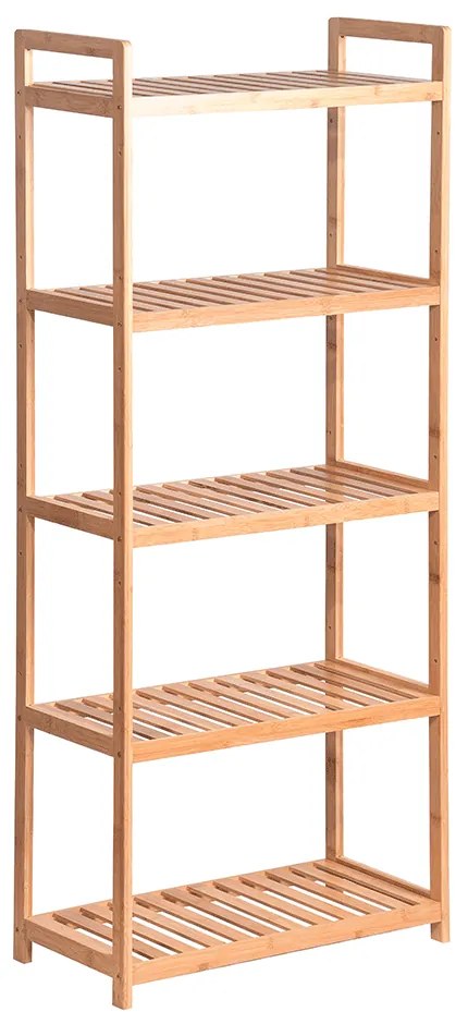 Raft cu 5 polite, bambus natural, FIORE TIP 3