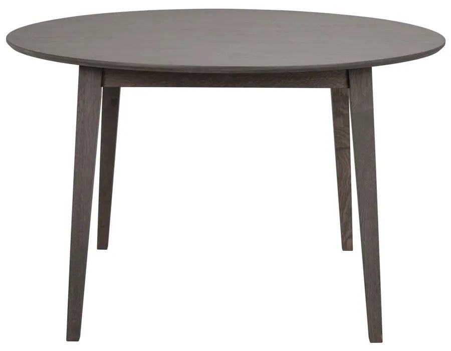Masă de dining rotundă extensibilă din lemn de stejar ø 120 cm Filippa – Rowico