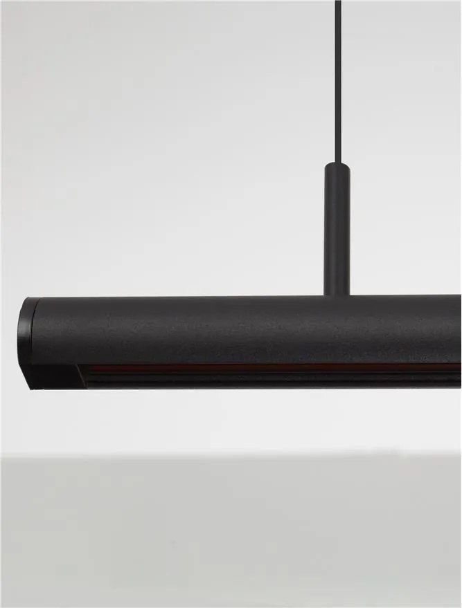 Sina magnetica suspendata tip lustra MADOC negru