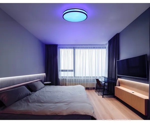 Globo 41266-18 - Plafonieră LED RGBW BETHA, 18W, 230V, dimabil + DO