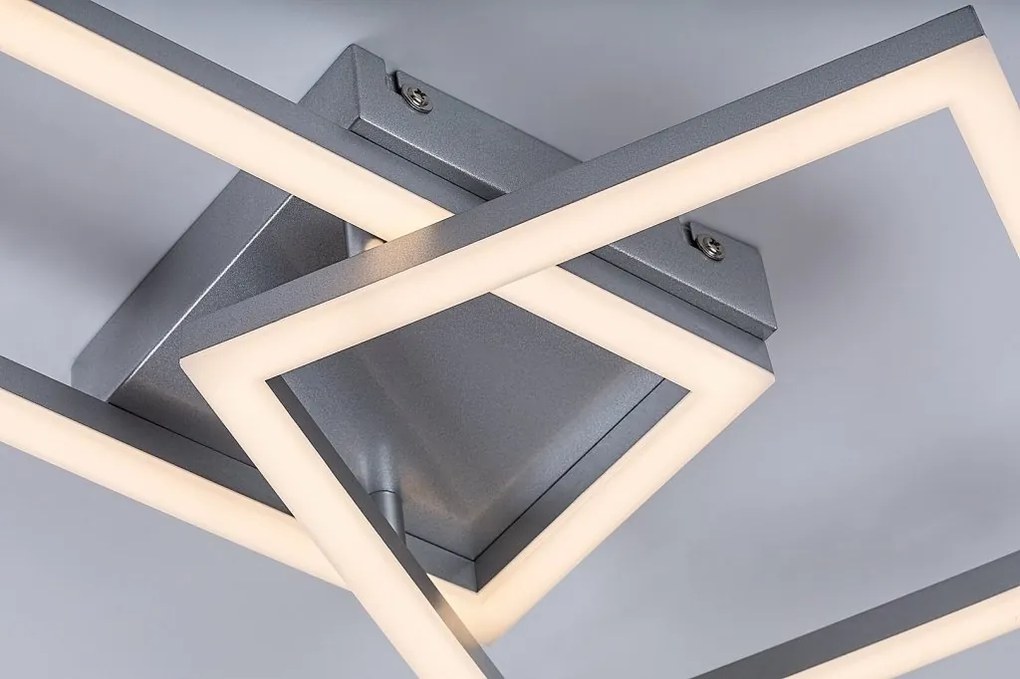 Plafoniera LED design geometric Ellinor 50x30cm