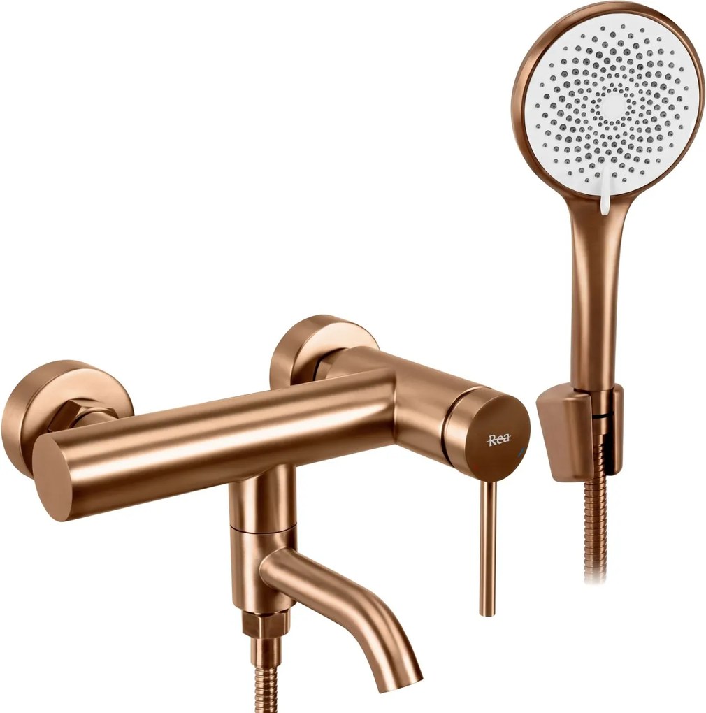 Baterie pentru cadă Rea Clif Brushed Copper