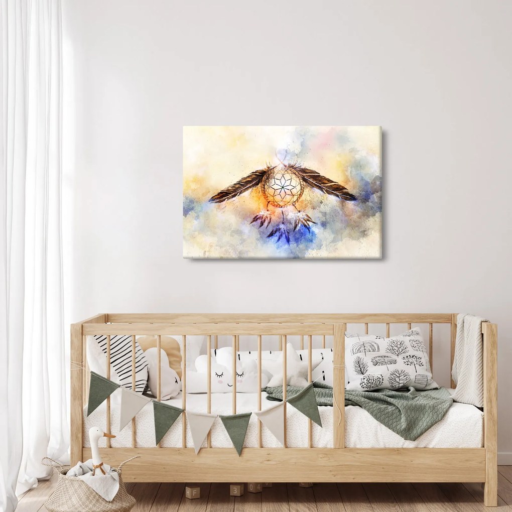 Tablou - Captator de vise cu pene (90x60 cm)
