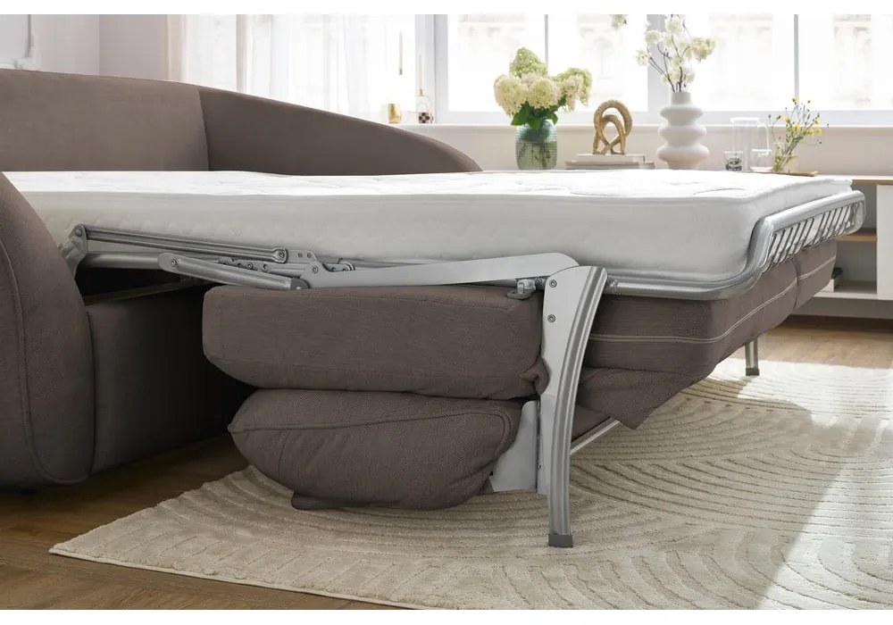 Canapea gri închis extensibilă 235 cm Cezanne – Bobochic Paris