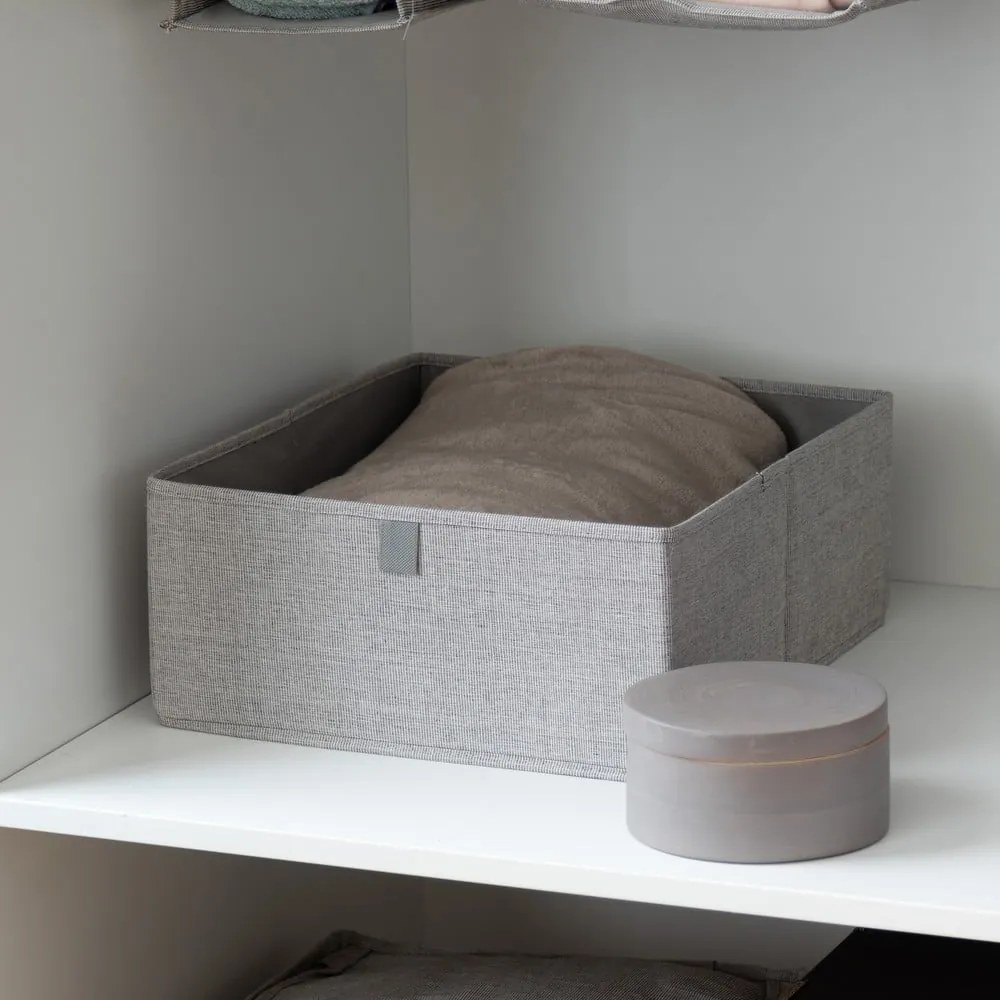 Cutie de depozitare gri Compactor Oxford, 56 x 36 cm