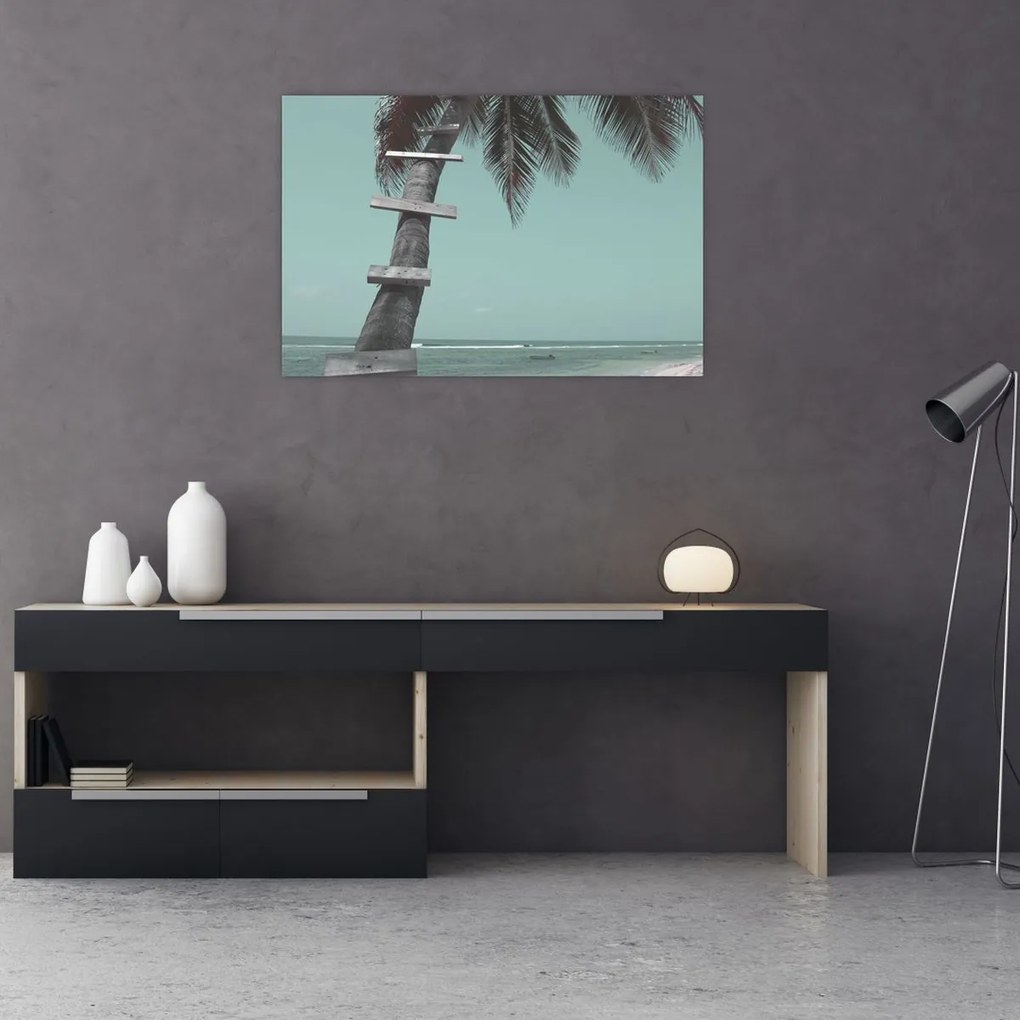 Tablou - Palma în Caraibe (90x60 cm)