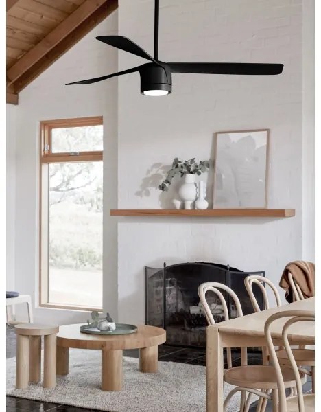 Ventilator de tavan Lucci Air 213281 PEREGRINE 1xGX53/12W/230V negru + telecomandă