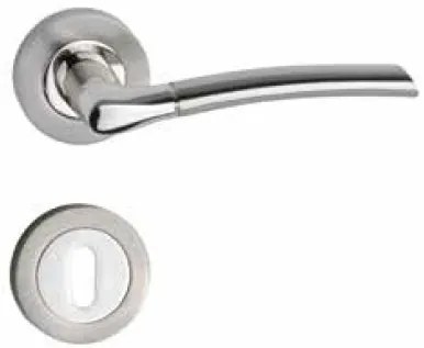 Mâner BB cu buton rotund Chrome-inox