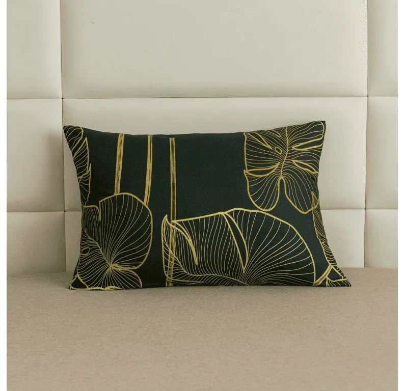 Husa decorativa pentru perna VENECIA 50x70 cm, verde inchis